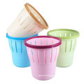 Creative Colorful Plastic Garbage Bin with Loop (YW0080)